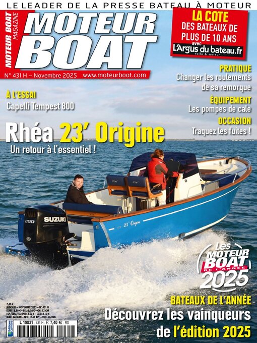 Title details for Moteur Boat Magazine by Editions Lariviere SAS - Available